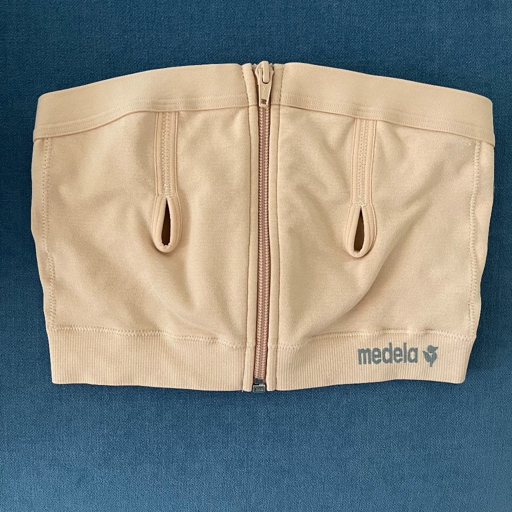 Medela Hands Free Pumping Bra, Nude, Small